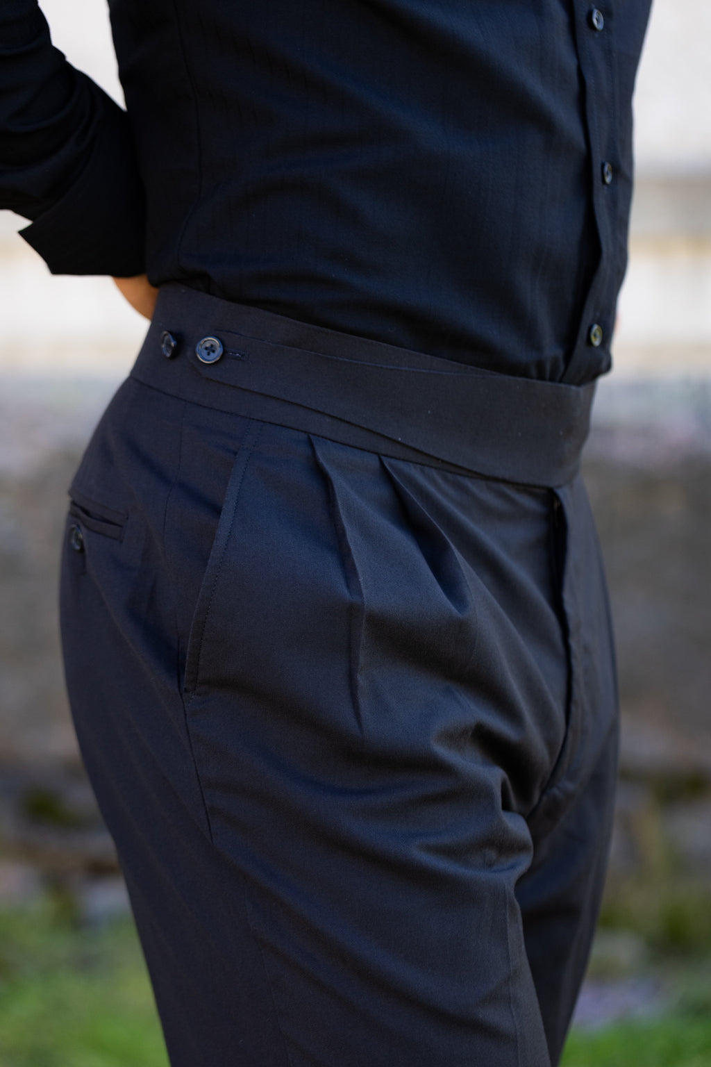 The Pleated Trouser — High Rise