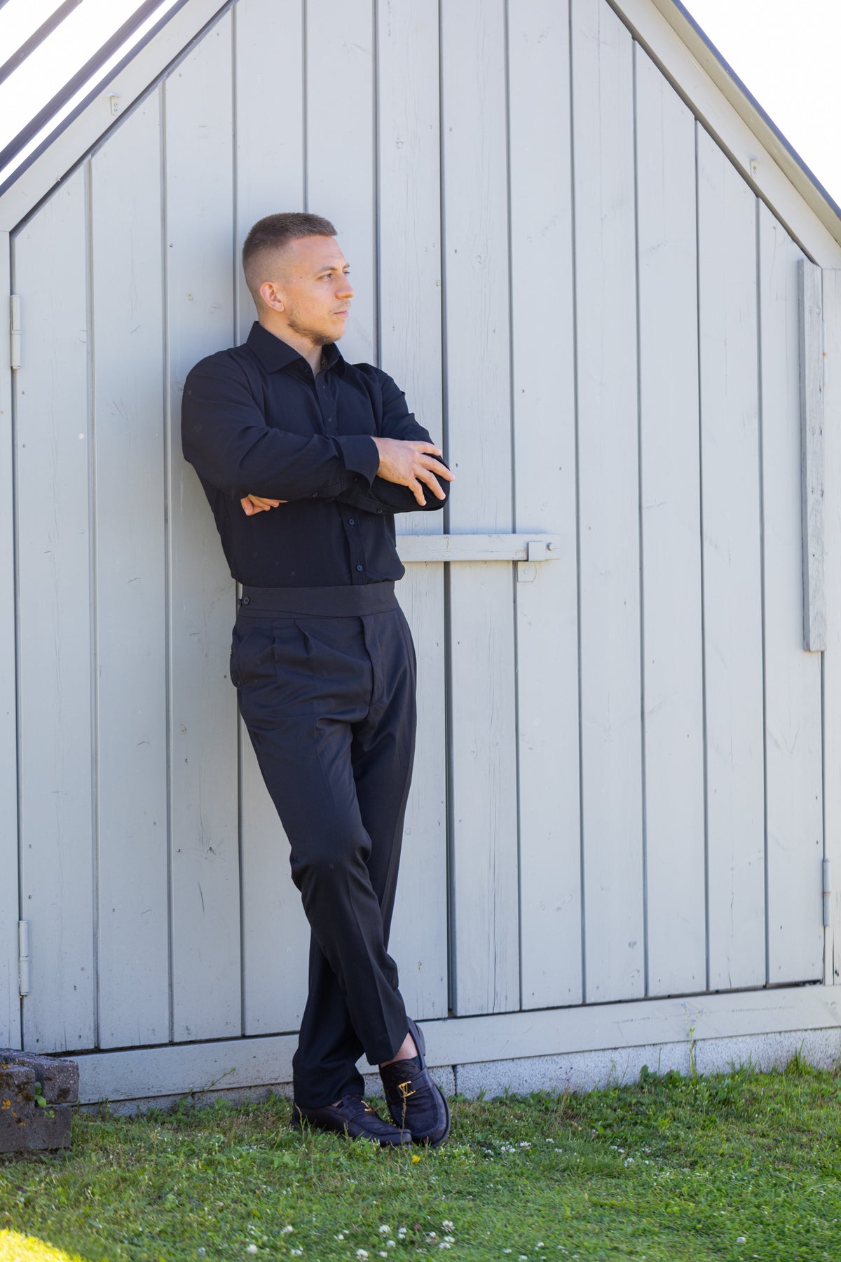 The Pleated Trouser — High Rise